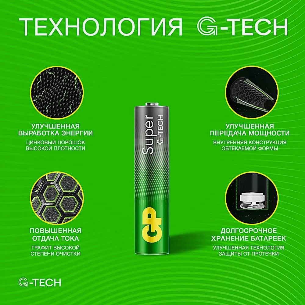 Батарейки GP Super AAA 12шт - фото 3