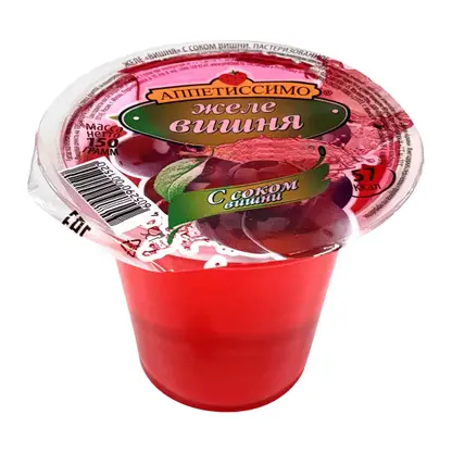 Изображение товара Желе Аппетиссимо Вишня 150г