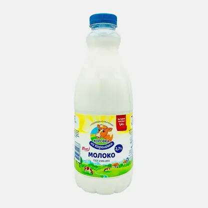 Молоко Коровка Из Кореновки пастеризованное 2.7% 1.4л
