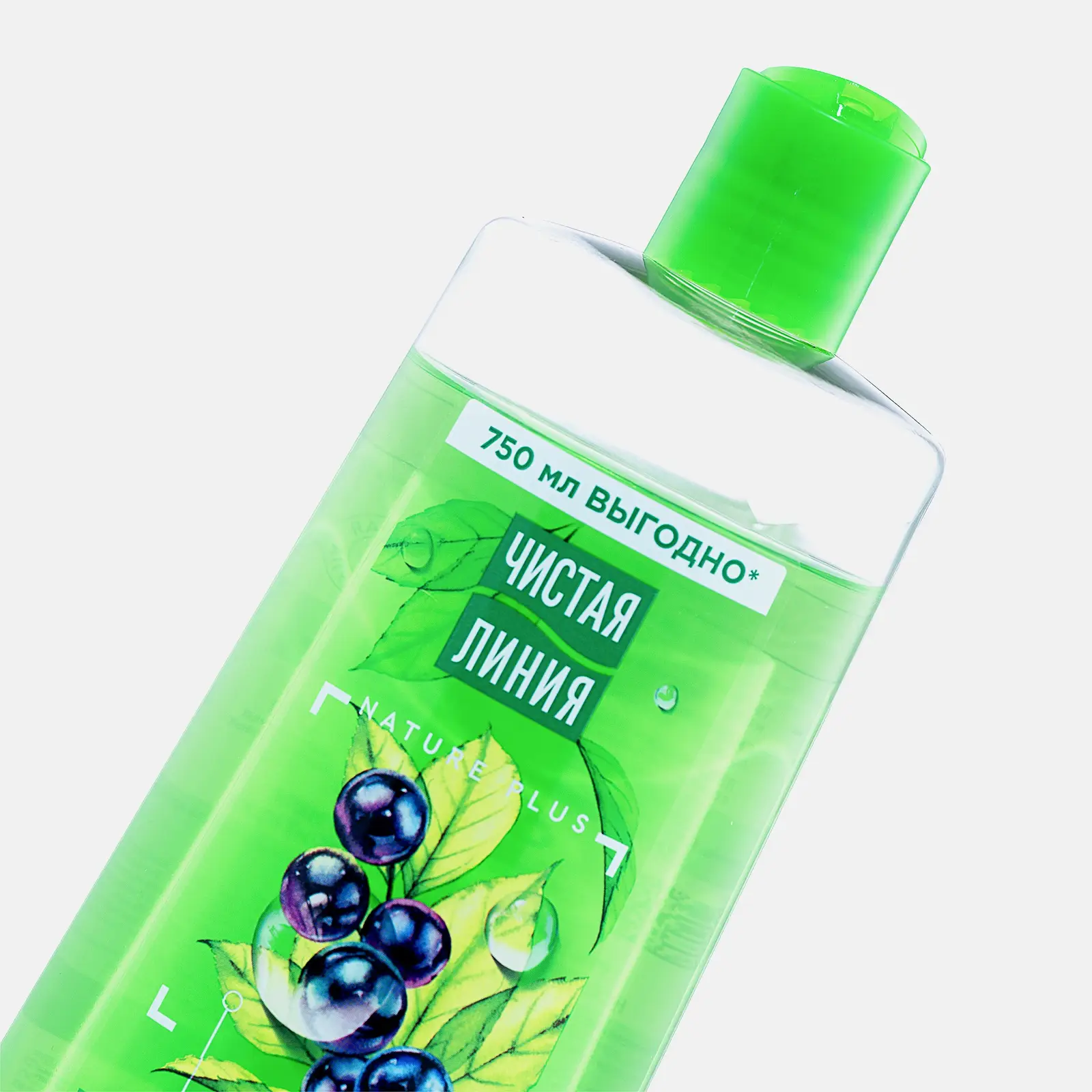 Гель для душа Смородина и ледниковая вода Чистая линия 750мл