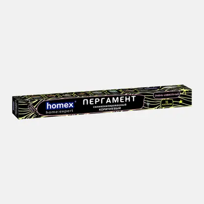 Пергамент для выпечки силиконизированный 15 листов Homex