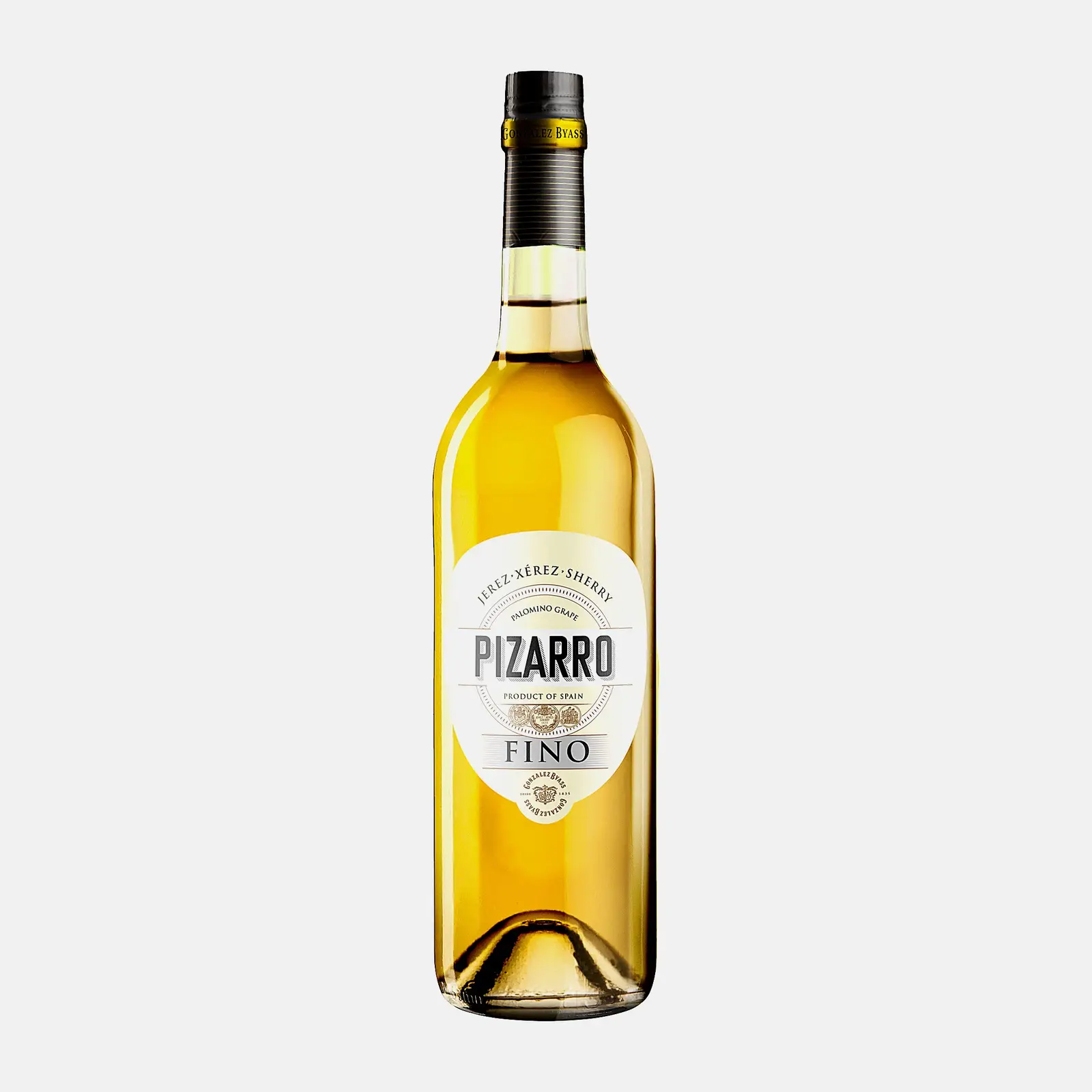 Вино ликерное Херес Pizarro Fino White Gonzalez Byass 15% 750мл