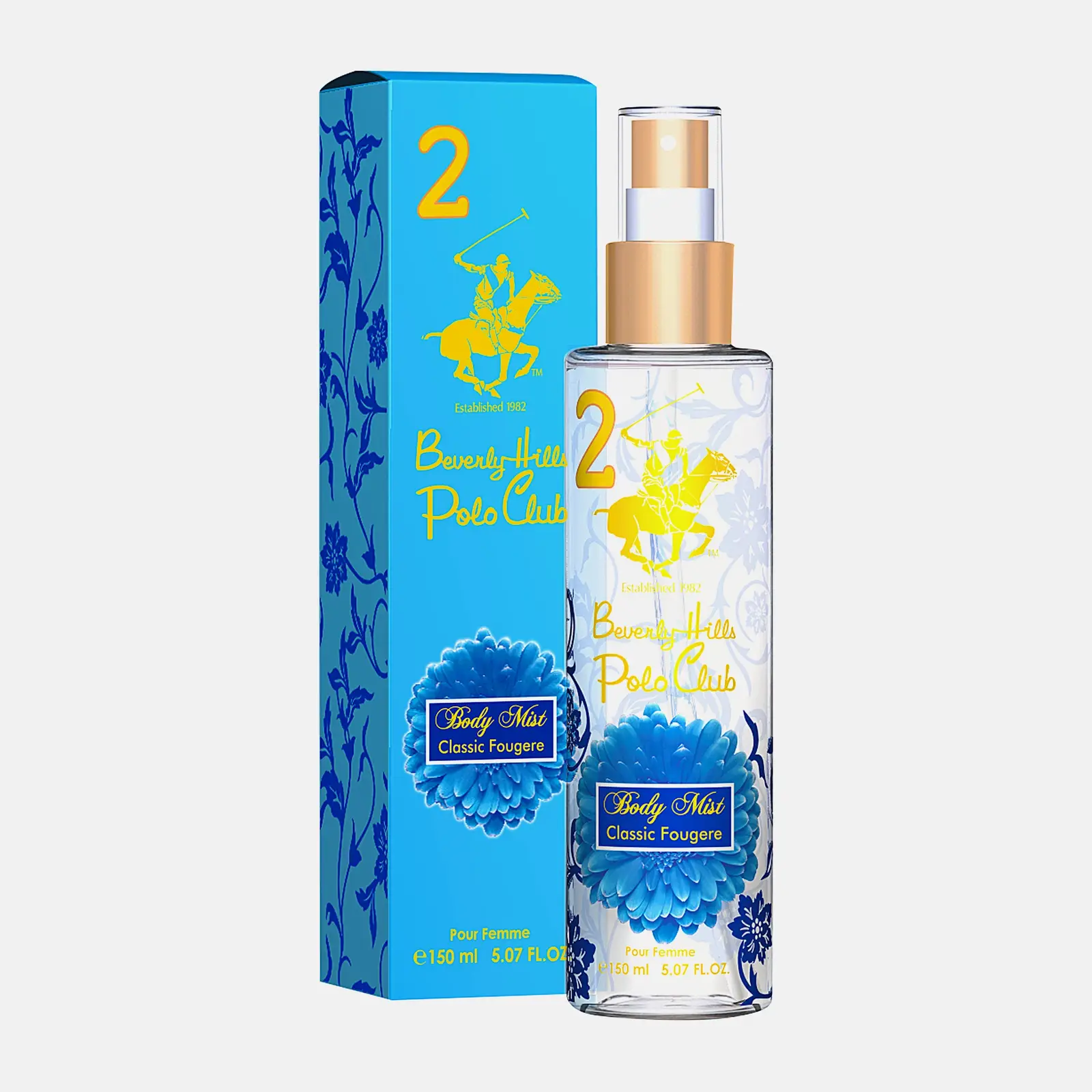 Парфюмерная дымка для тела №2 Beverly Hills Polo Club женская 150мл