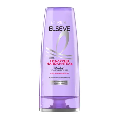 Изображение товара Бальзам L’Oréal Paris Elseve Увлажняющий с гиалуроновой кислотой для обезвоженных и тонких волос 400мл