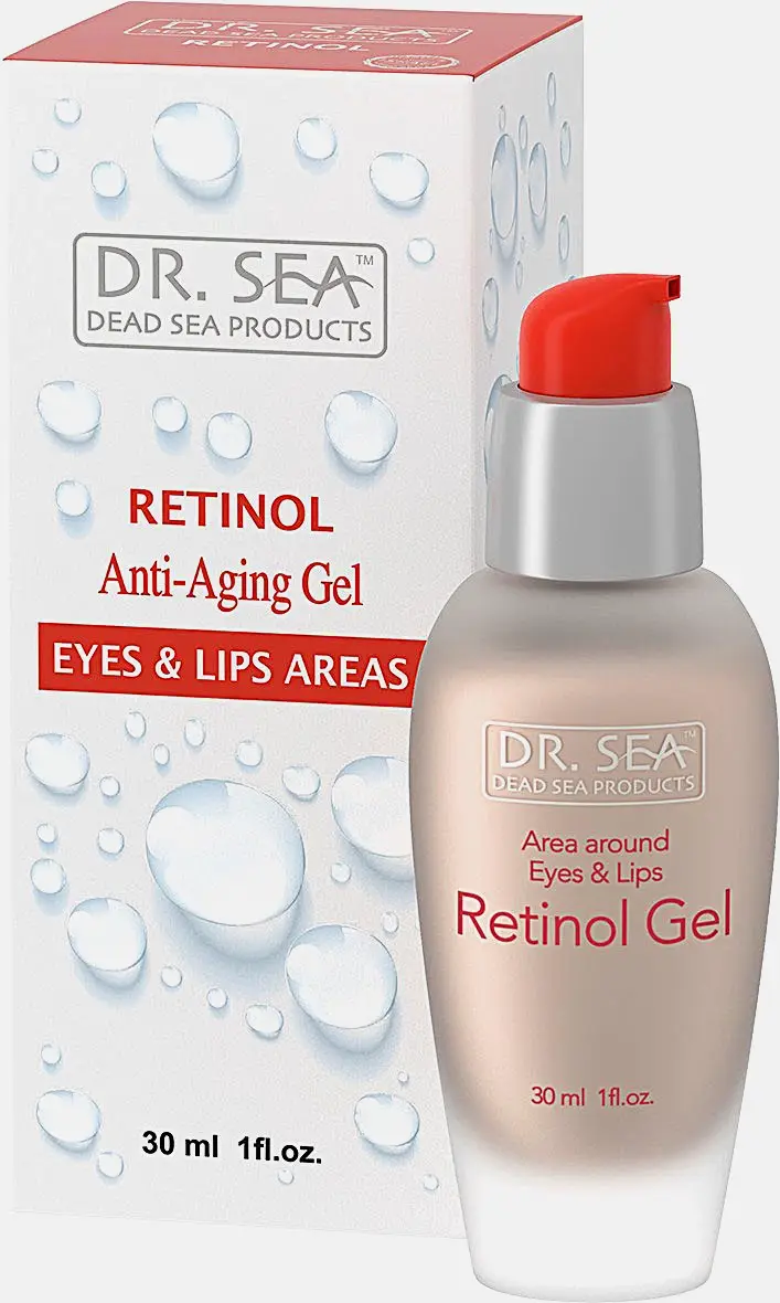 Гель для области вокруг глаз и губ Dr.Sea с ретинолом 30мл