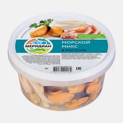 Морской микс Меридиан в рассоле 430г