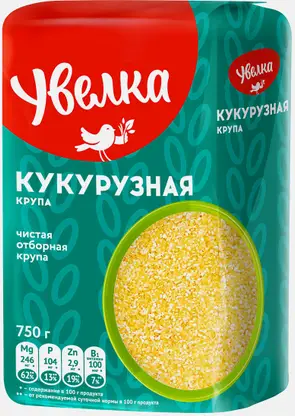 Крупа Увелка Кукурузная отборная 750г
