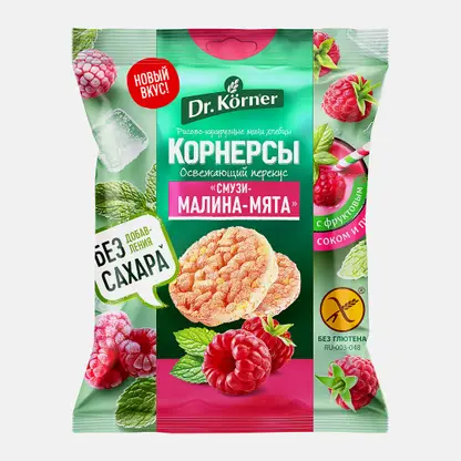 Хлебцы Смузи-Малина-Мята мини Dr. Korner 40г