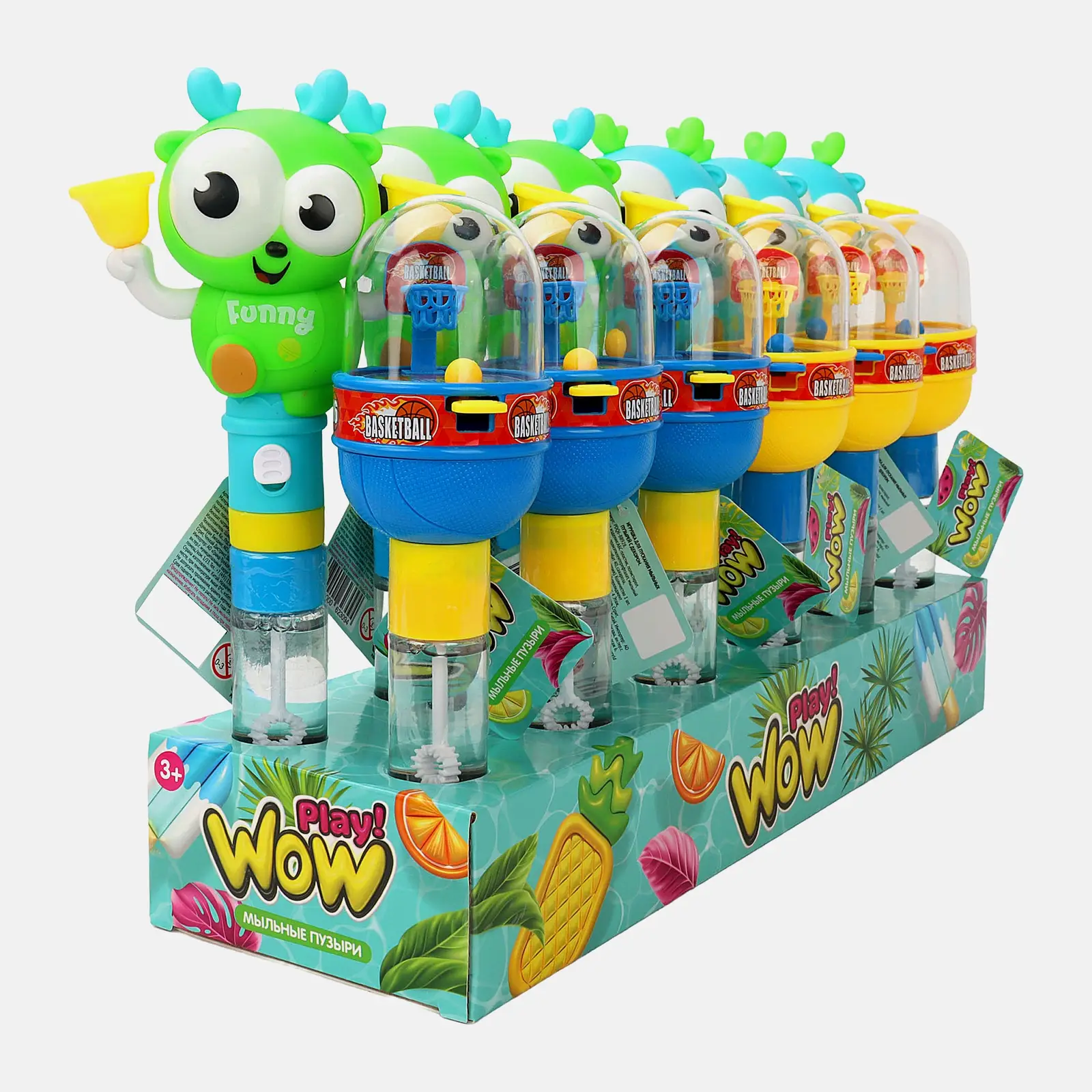 Игровые мыльные пузыри кран Wowplay! 35мл в ассортименте - фото 5