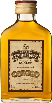 Коньяк Старый Кенигсберг 4 года 40% 100мл
