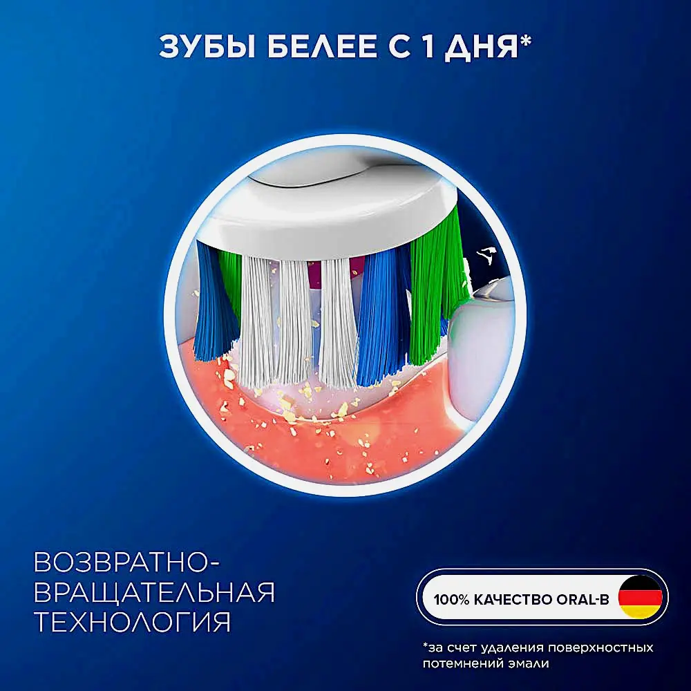 Насадки для электрической зубной щетки Oral-B 3D White EB18 2шт - фото 9