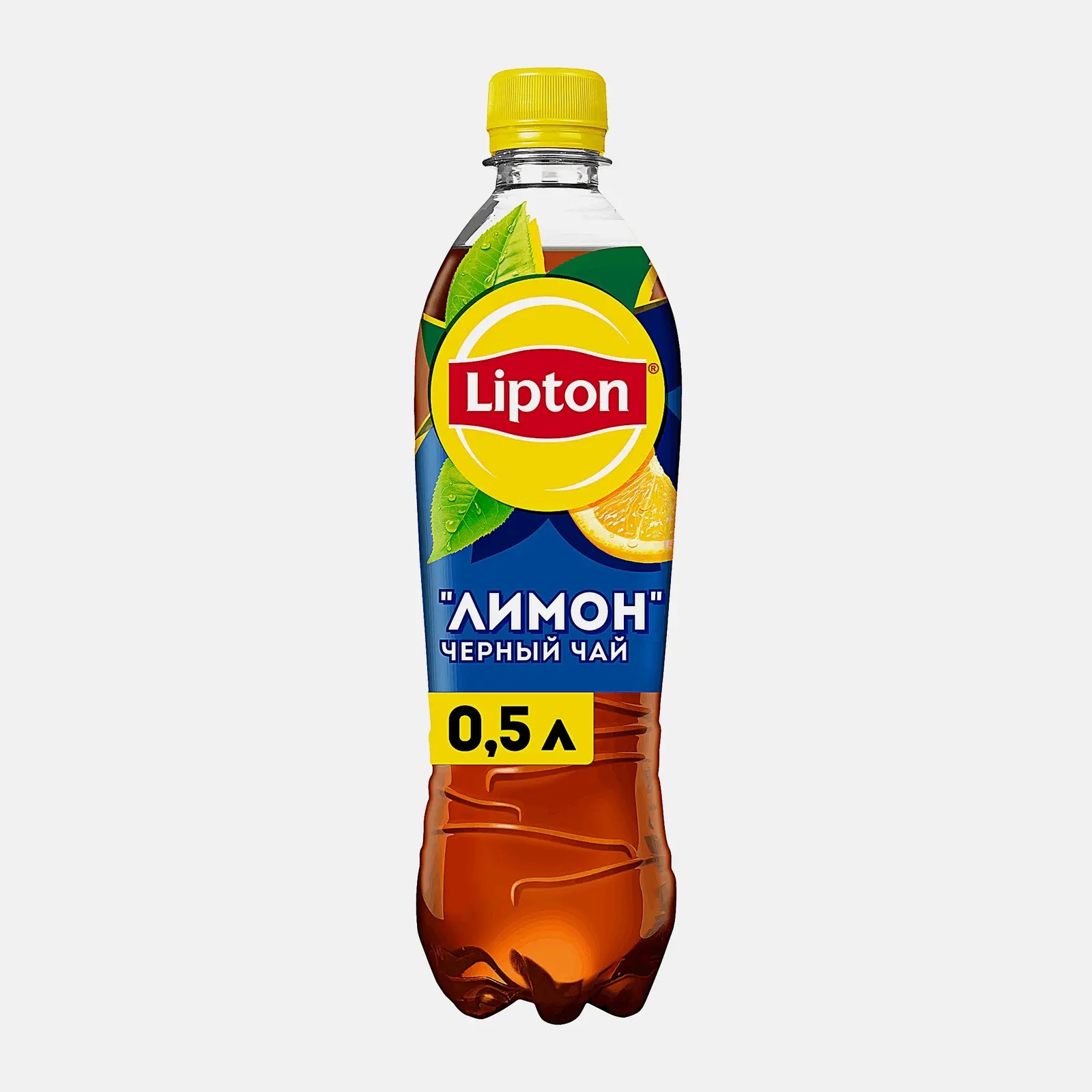 Изображение товара Lipton Холодный лимонный чай 500мл черный освежающий напиток