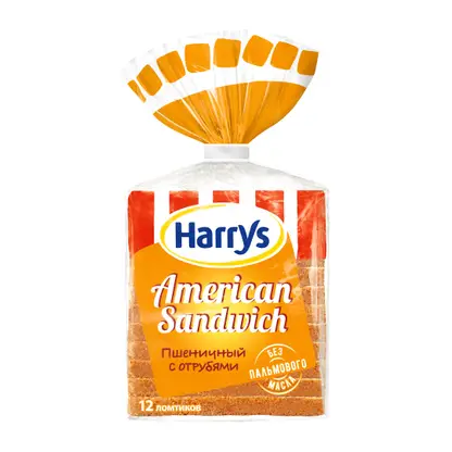 Изображение товара Хлеб с отрубями Harrys 515г