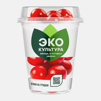 Томаты Черри Эко-культура Вау красные шейкер 200г