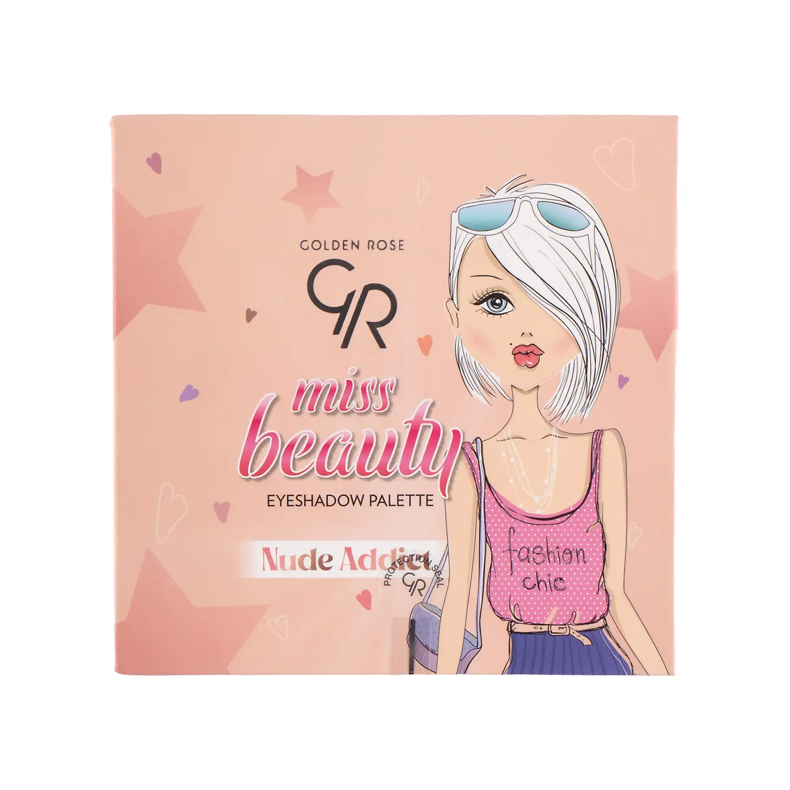 Палет теней для глаз Golden Rose Miss Beauty NudeAddict