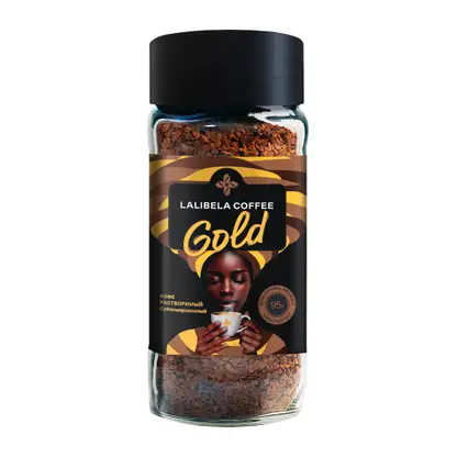 Изображение товара Кофе растворимый Lalibela Coffee Gold сублимированный 95 г