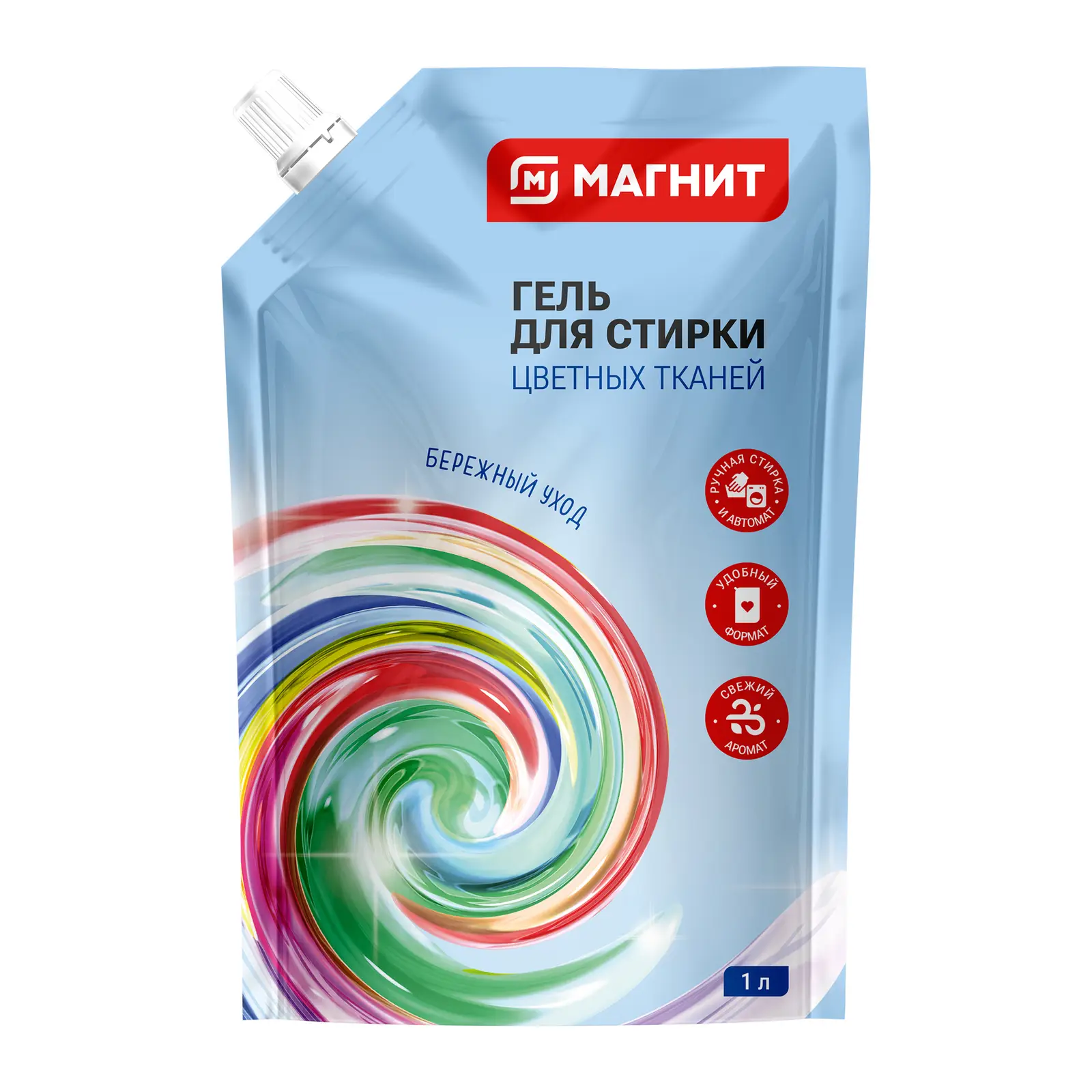 Средство для стирки жидкое Магнит для цветных тканей 1л