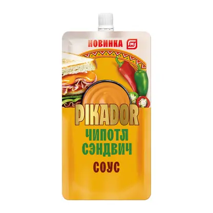 Изображение товара Соус Чипотл Сэндвич Pikador 200г с копченым перцем и халапеньо