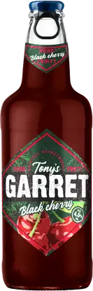 Пивной напиток Tonys Garret Hard Black Cherry пастеризованный 4.6% 400мл