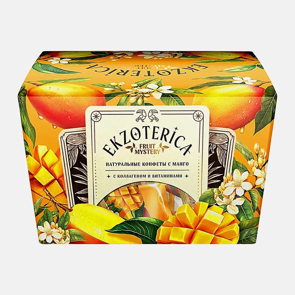 Изображение товара Желейные конфеты с натуральным пюре манго Ekzoterica 250г натуральные витамины