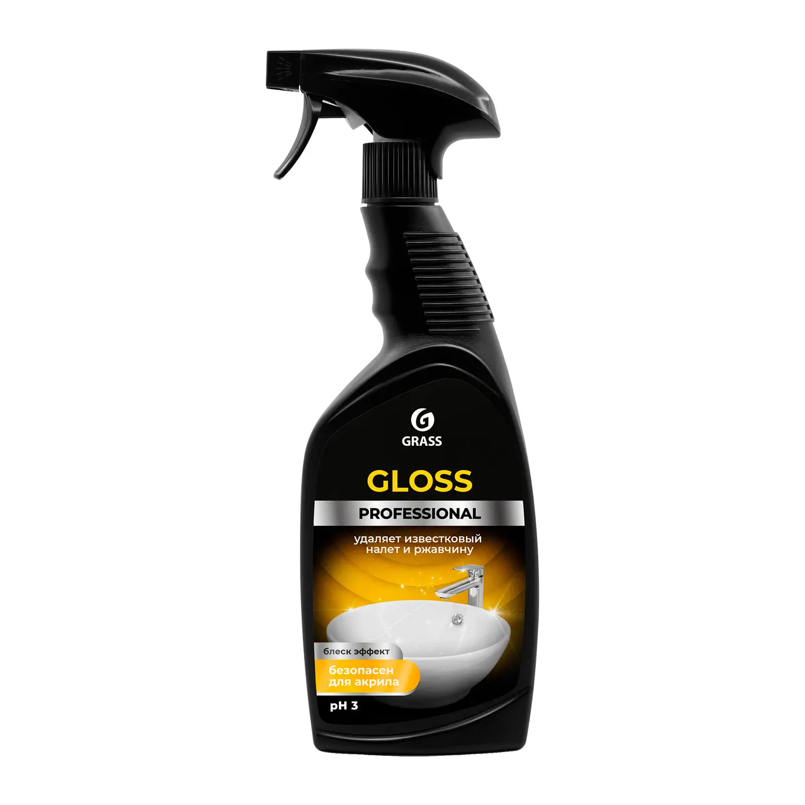 Чистящее средство для санитарных узлов Grass Gloss Professional 600мл