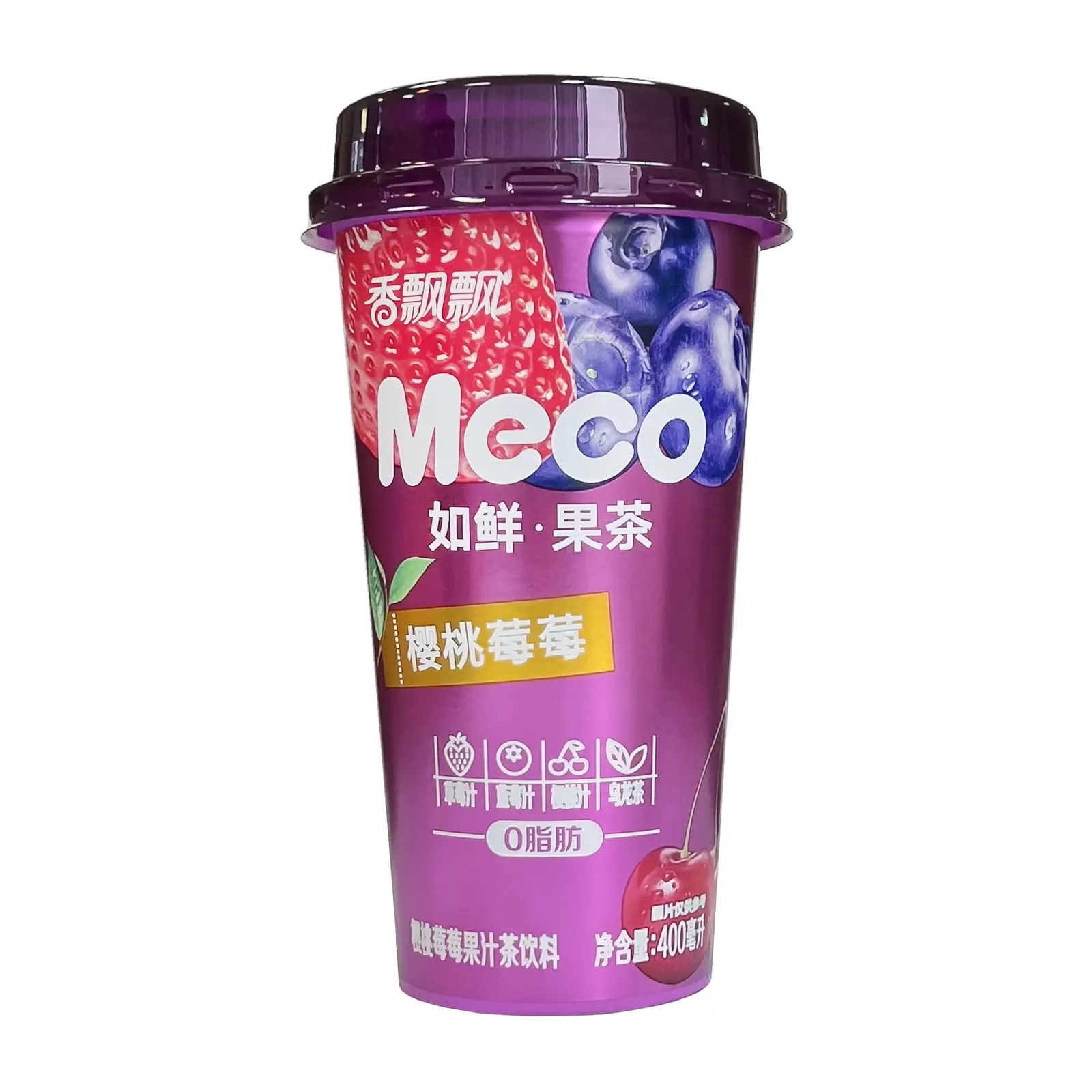 Изображение товара Фруктовый чай с вишней, черникой и клубникой 400мл