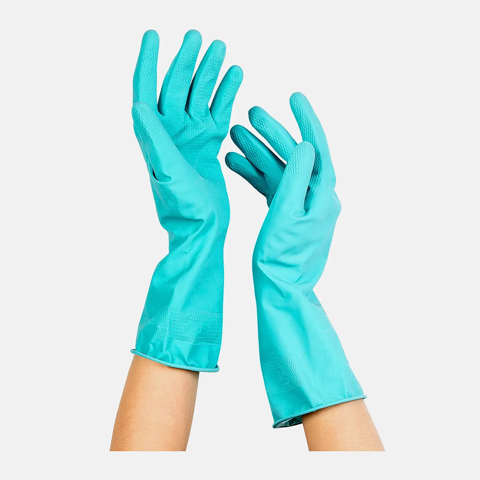 Перчатки Paclan латексные с хлопковым напылением Practi Extra Dry - фото 2