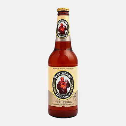 Пиво Franziskaner Premium Weissbier светлое нефильтрованное пшеничное 5% 450мл