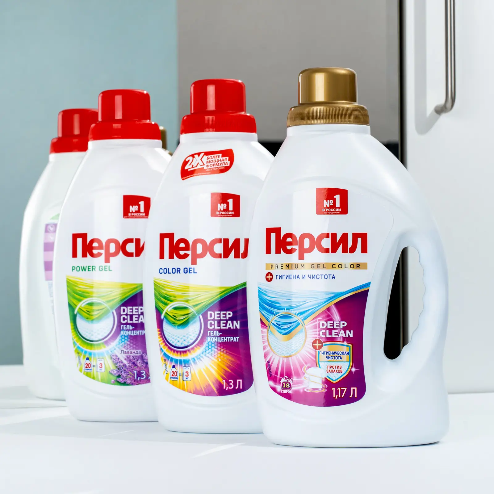 Гель для стирки Персил Колор для цветного жидкий порошок 60 стирок 2шт 3.9л