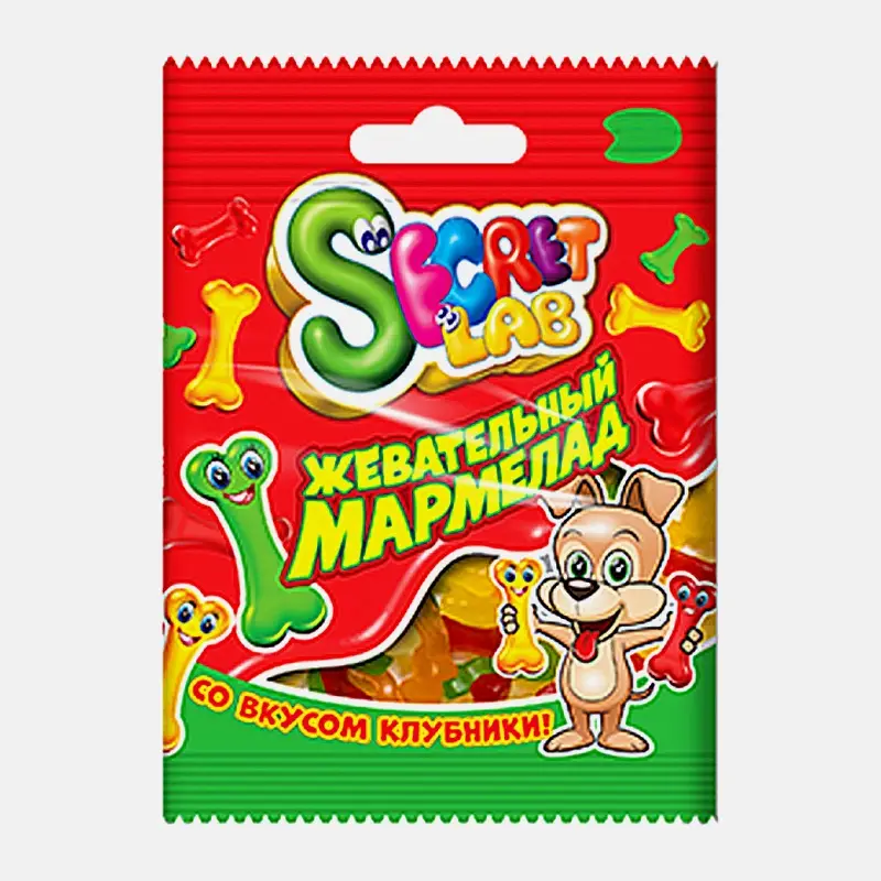 Мармелад Secret Lab жевательный ассорти вкусов 20г - фото 3