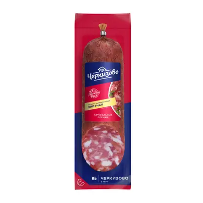 Изображение товара Колбаса Черкизово Элитная сырокопченая полусухая 225г