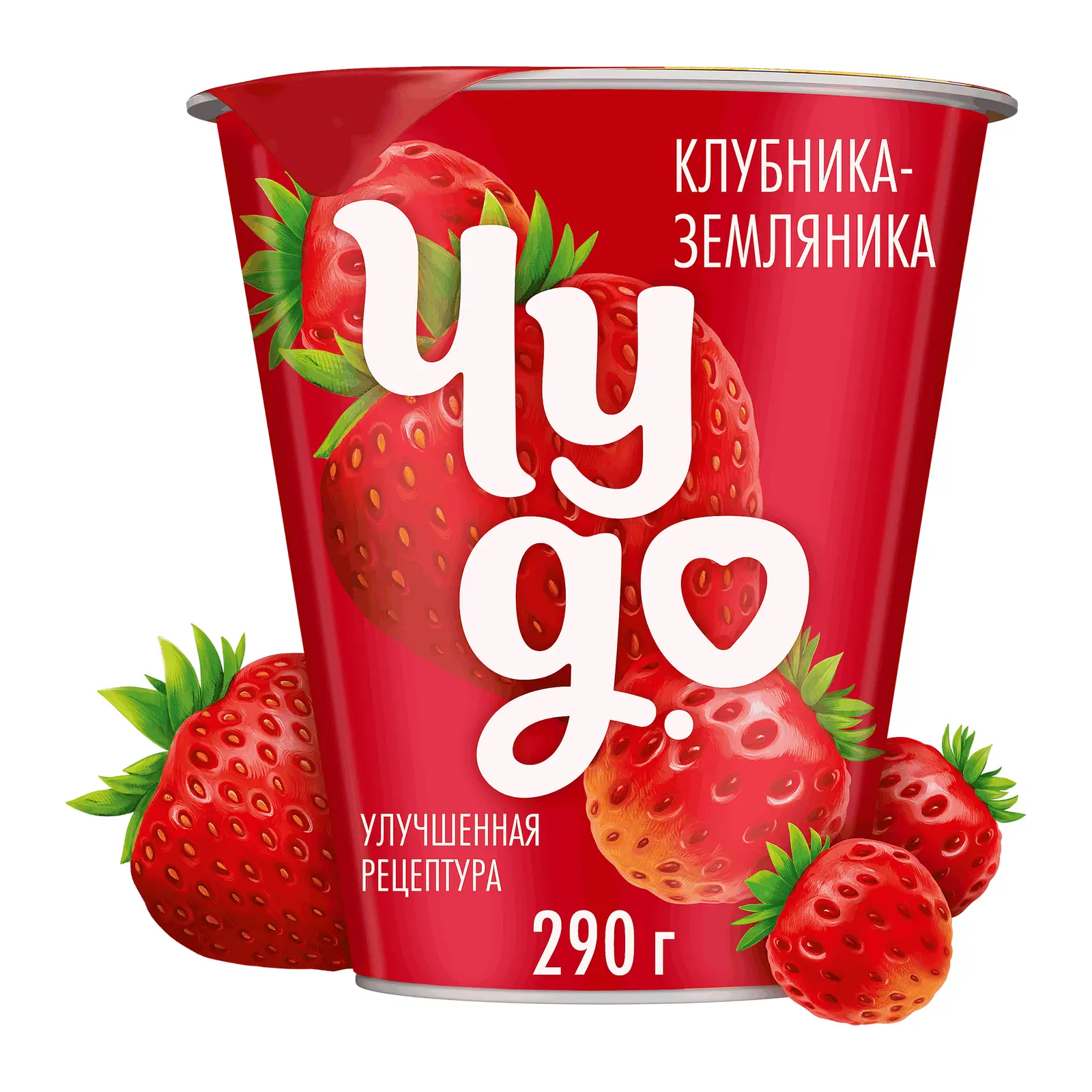 Изображение товара Йогурт Чудо Клубника земляника 2% 290г