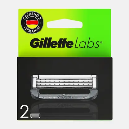 Cменные кассеты для бритвы Gillette Labs 2шт