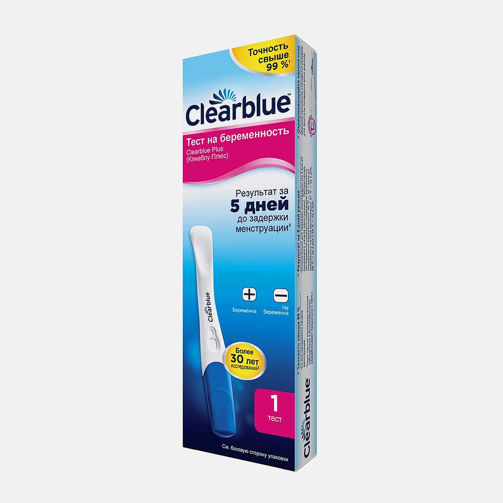 Тест для определения беременности ClearBlue Plus - фото 2