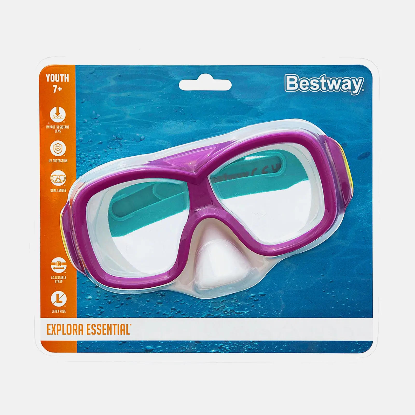 Детская маска для плавания 7+ Bestway в ассортименте - фото 2