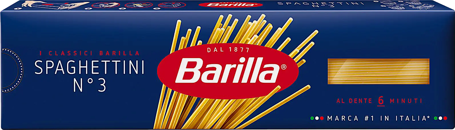 Макароны Barilla №3 Спагеттини 450г Макароны Barilla №3 Спагеттини 450г