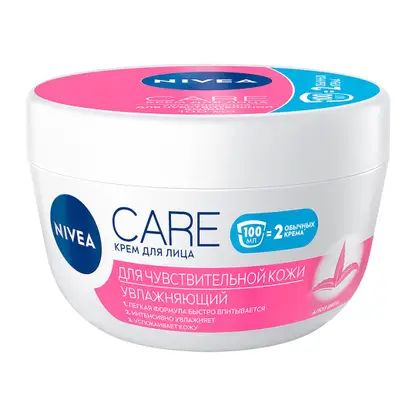 Изображение товара Увлажняющий крем для лица для чувствительной кожи NIVEA Care 100мл