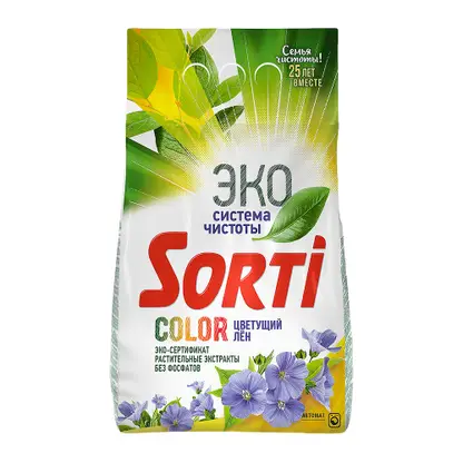 Изображение товара Стиральный порошок Sorti Color Цветущий лен 2.4кг