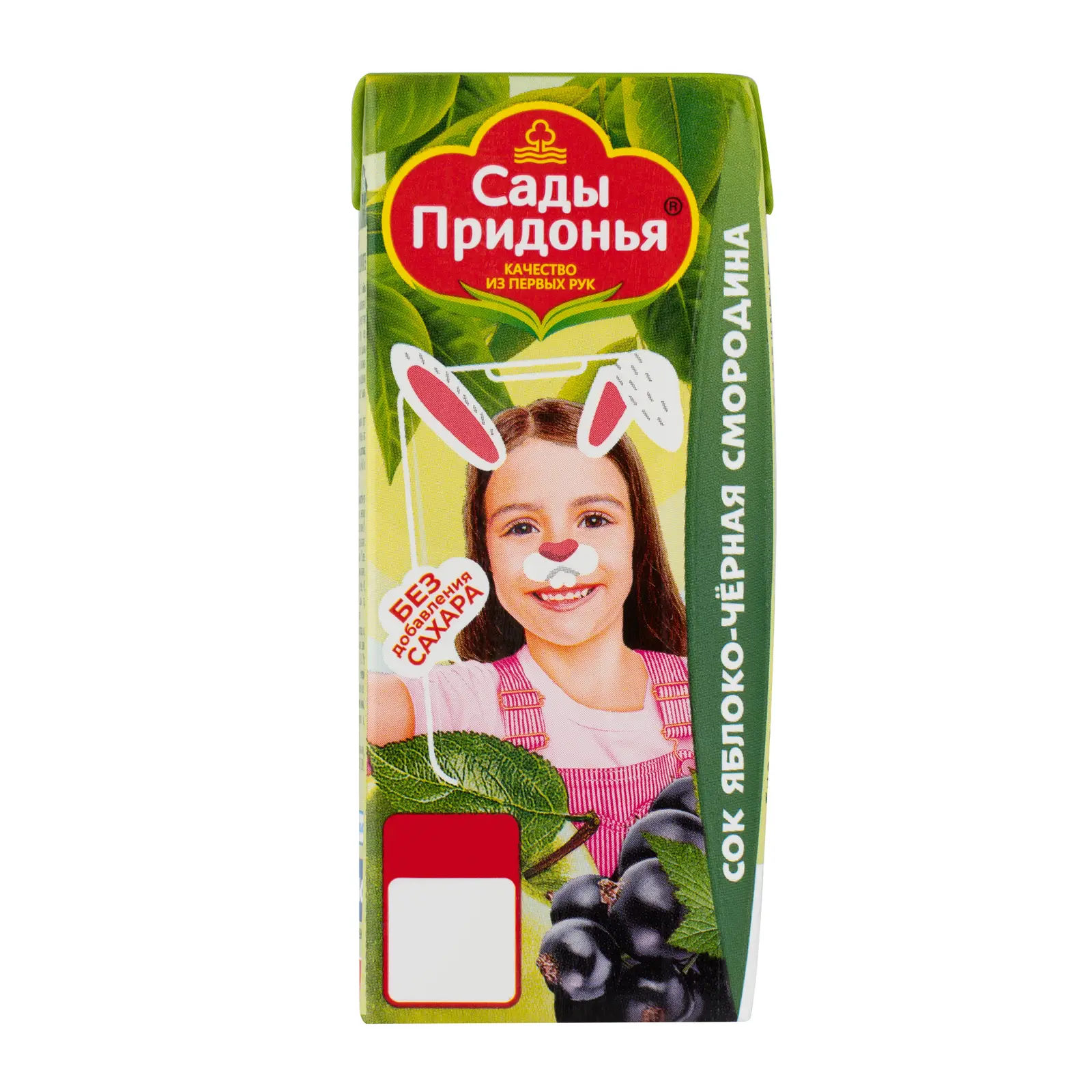 Изображение товара Сок Сады придонья Яблоко Черная смородина 200мл