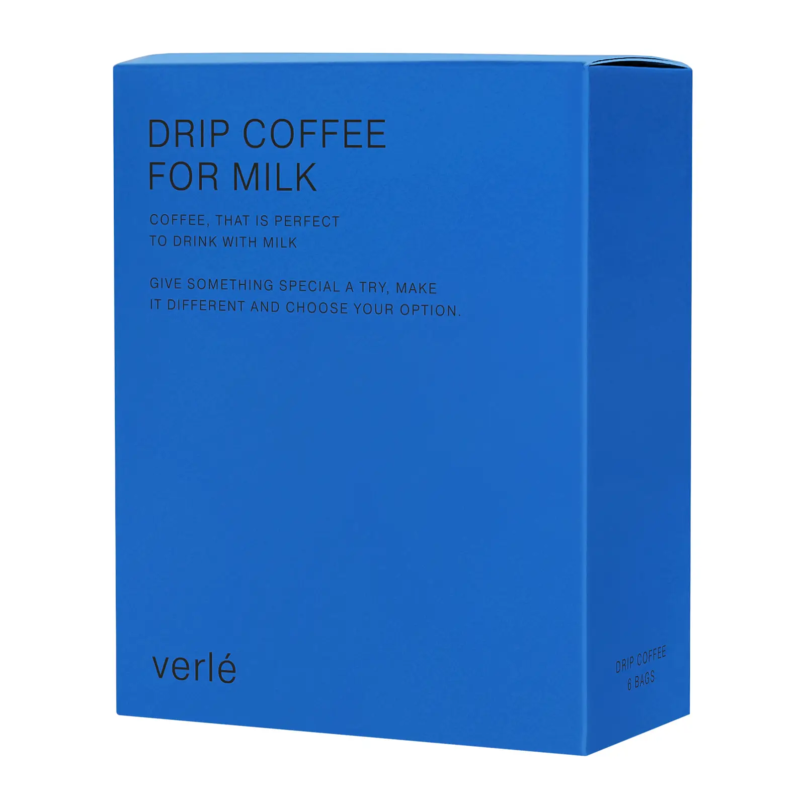 Изображение товара Молотый кофе Verle в дрип-пакетах для молочных напитков 6 шт