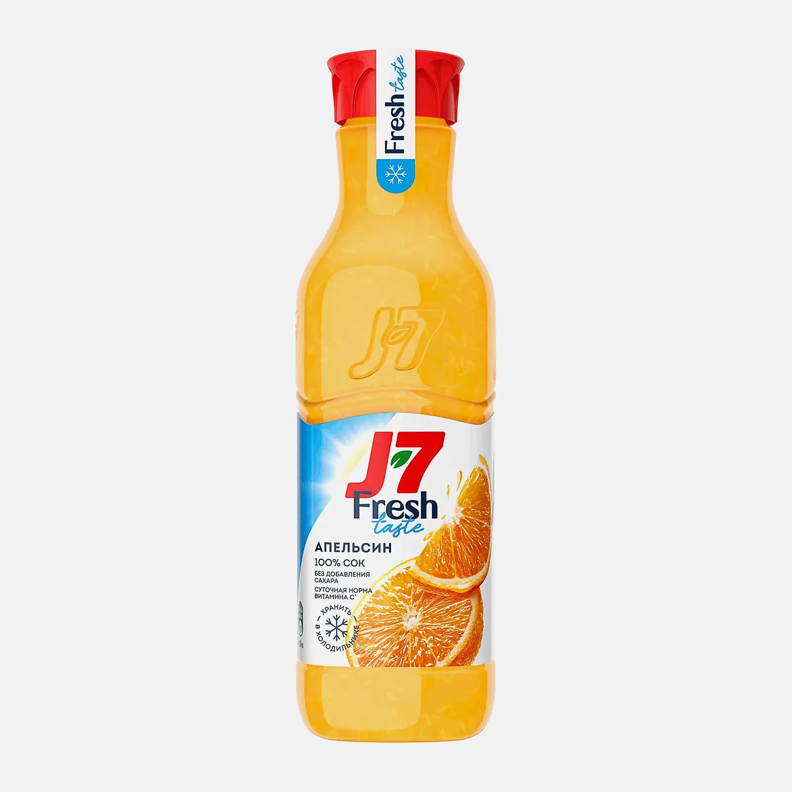 Изображение товара Сок J7 Fresh Taste Апельсин с мякотью 0.85 л