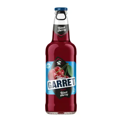Изображение товара Пивной напиток Tonys Garret Hard Black Cherry пастеризованный 4.6% 400мл