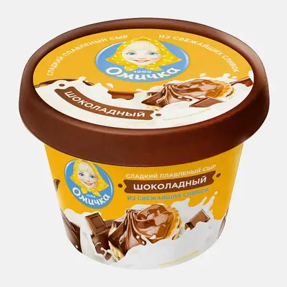 Сыр плавленый Омичка шоколадный 30% 230г