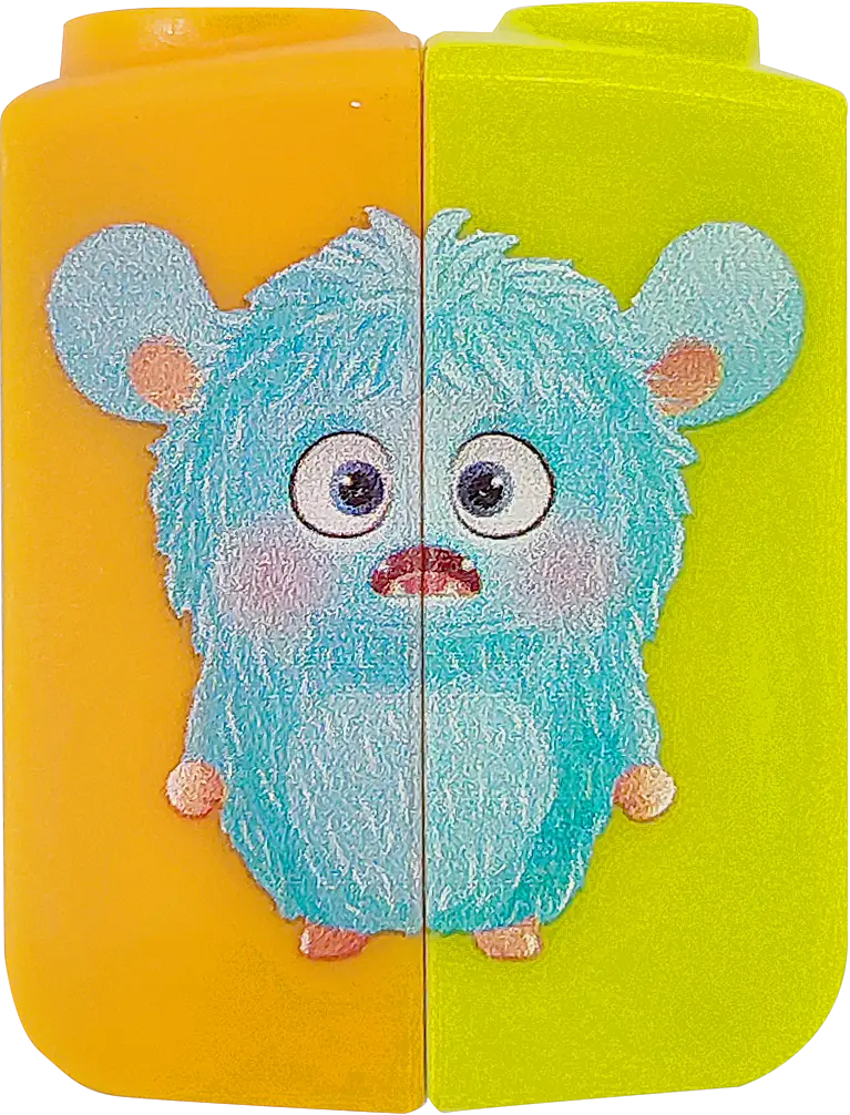 Изображение товара Точилка Berlingo Монстрики с 2 отверстиями квадратная для карандашей