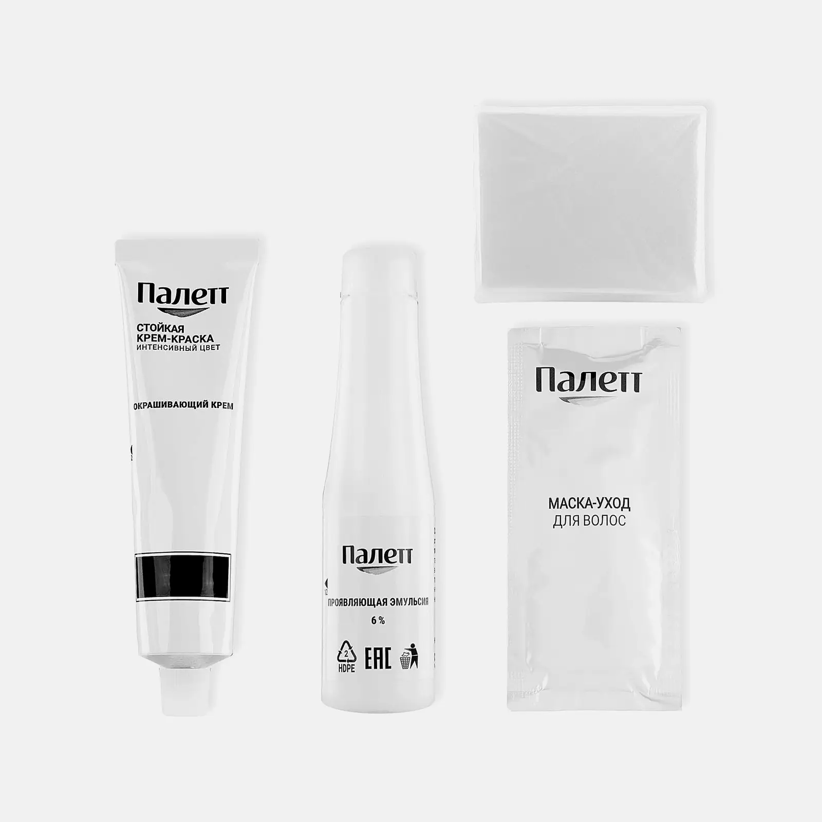 Стойкая крем-краска для волос Палетт Интенсивный цвет 1-0 (N1) Чёрный