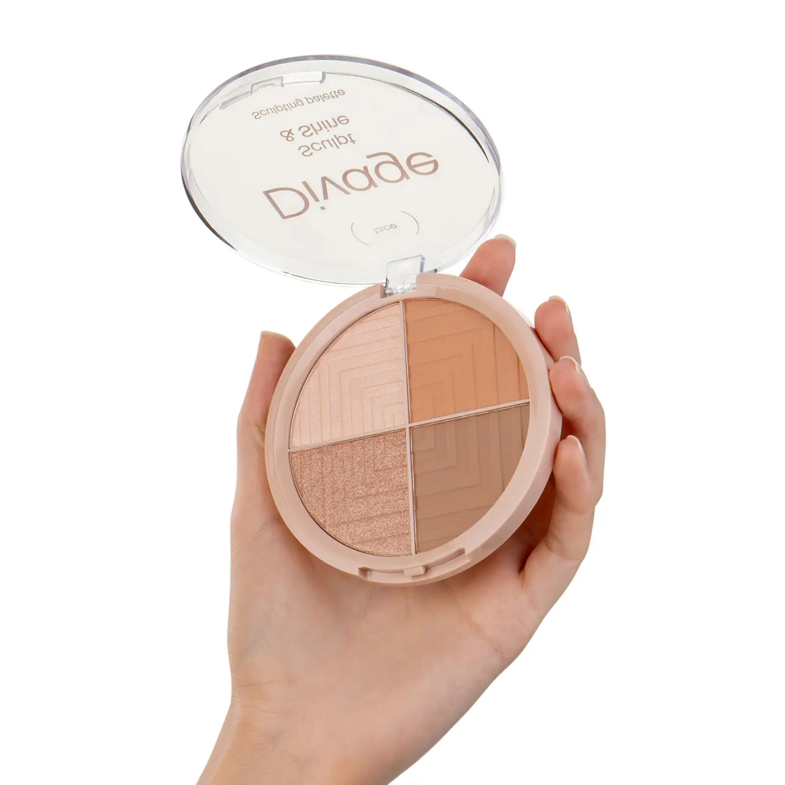 Палетка для лица Divage Sculpt&Shine Скульптурирующая