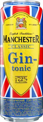 Коктейль Manchester Classic Gin&Tonic 7.2% 450мл