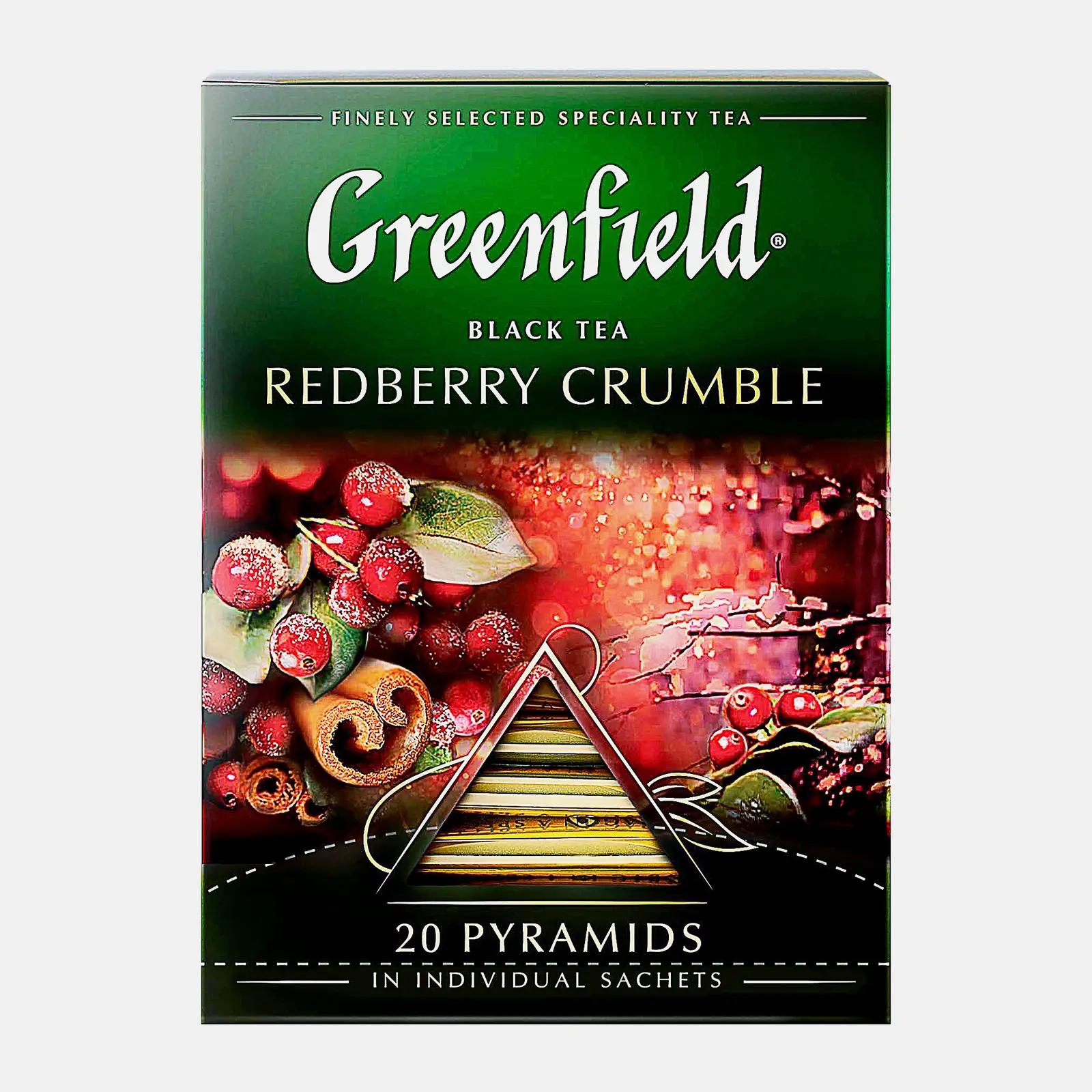 Чай черный Greenfield Redberry Crumble 20пир 36г