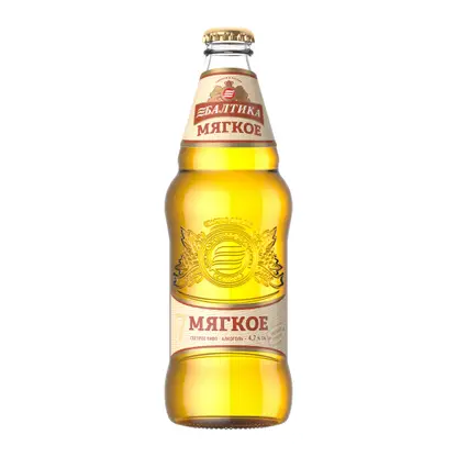 Пиво Балтика №7 мягкое светлое фильтрованное 4.7% 440мл