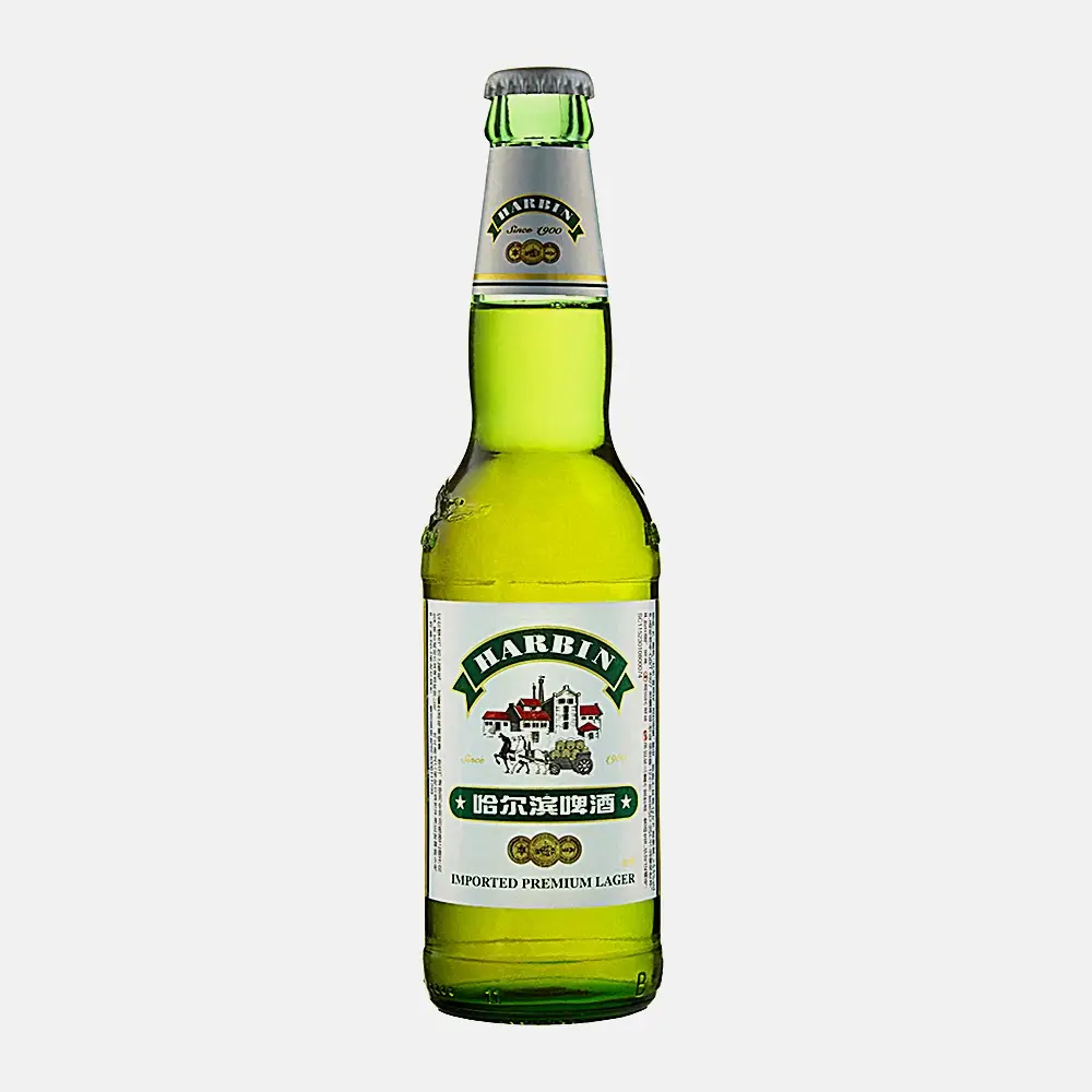 Пиво Harbin Premium светлое фильтрованное 5.5% 330мл